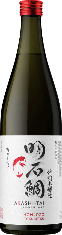 Akashi Sake Brewery Honjozo Tokubetsu Japanese Sake- Milling Rate 60% NV  0.72 L Flasche