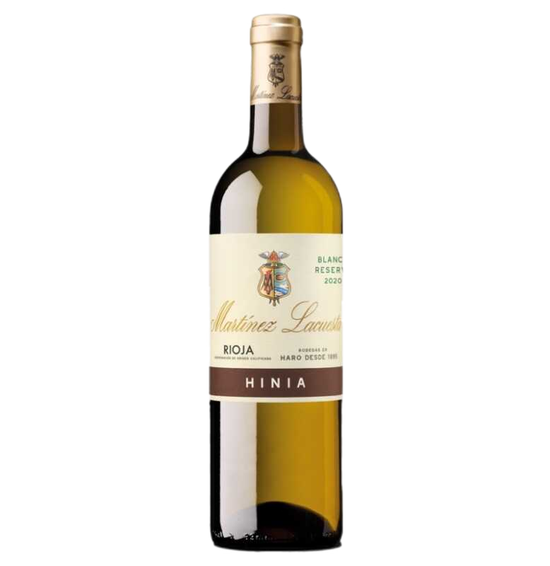 Bodegas Martinez Lacuesta Rioja Blanco Reserva Hinia 2020  0.75 L Flasche