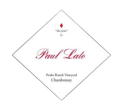 Paul Lato Ma Jolie Chardonnay Peake Ranch Vineyard Santa Rita Hills 2021  0.75 L Flasche