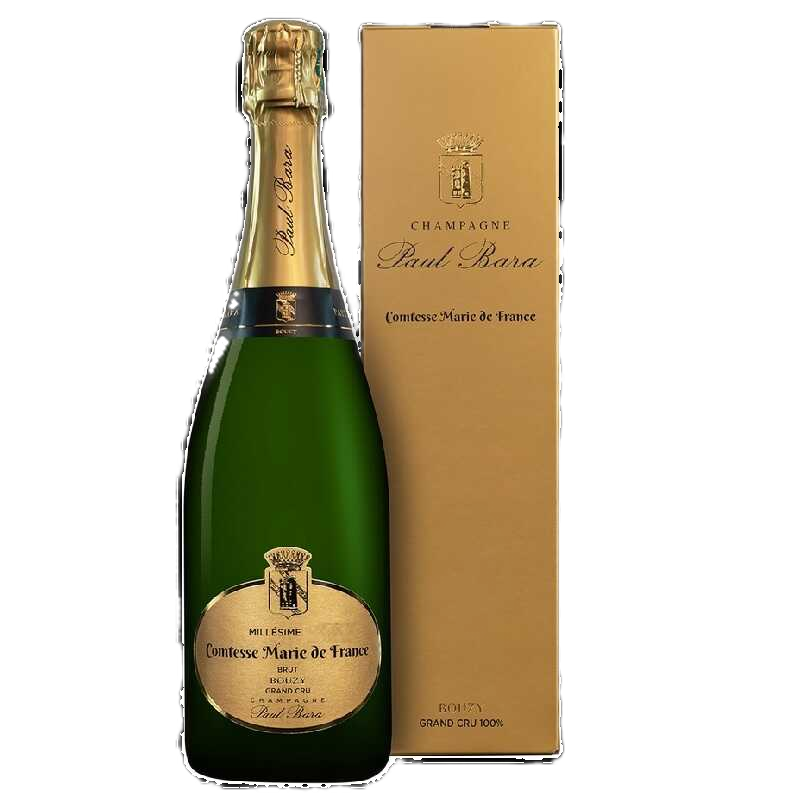 Champagne Paul Bara Comtesse Marie De France Grand Cru Blanc De Noirs Champagne AOC 2015  0.75 L Flasche