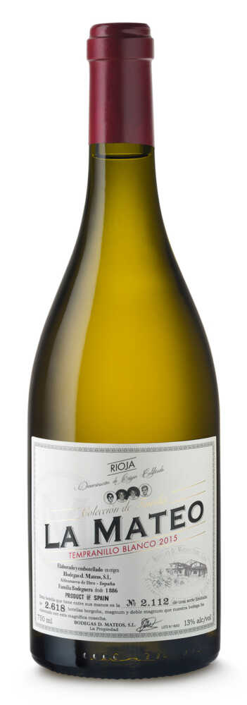 Bodgas d Mateos Tempranillo Blanco Barrica 2023  0.75 L Flasche