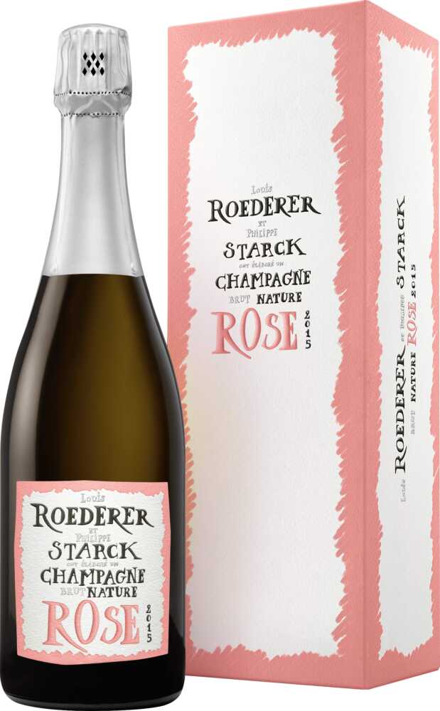 Champagne Louis Roederer Brut Nature Rosé Deluxe   Roederer 2015  0.75 L Flasche