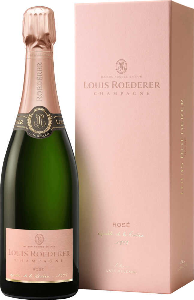 Champagne Louis Roederer Late Release  Brut Rosé Jahrgang   Roederer 1999  0.75 L Flasche