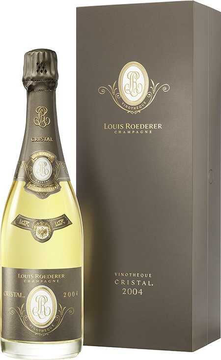 Champagne Louis Roederer Cristal Brut Vinothèque 2004  0.75 L Flasche