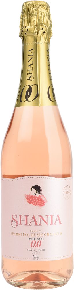 Shania 0 Rosado Sparkling De-Alcoholized NV  0.75 L Flasche