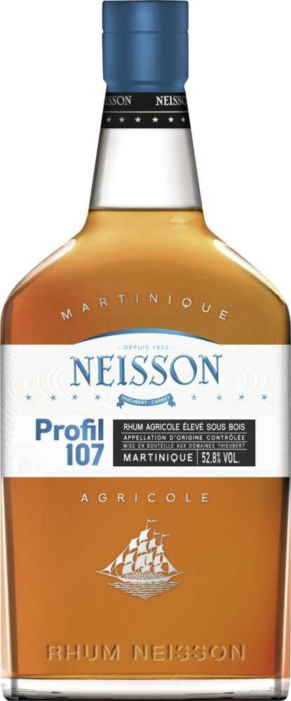 Profil 107 Rhum Agricole Martinique Aoc