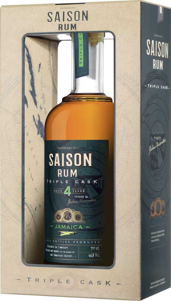 Rum Saison Triple Cask Jamaica Brauner NV  0.7 L Flasche
