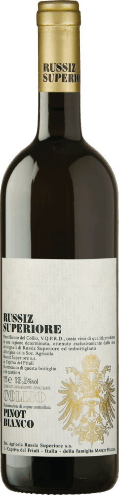 Russiz Superiore Pinot Bianco Collio Doc 2025  0.75 L Flasche