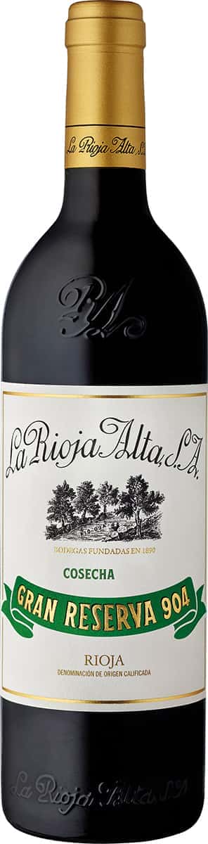 La Rioja Alta Gran Reserva 904 'Selección Especial' Doca 2015  0.75 L Flasche