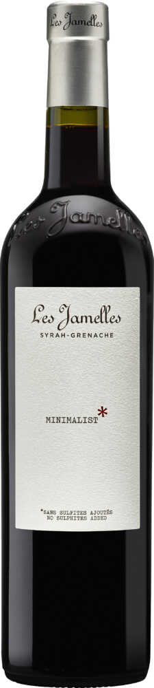 Les Jamelles Syrah-Grenache Minimalist Sans Sulfites Ajoutés 2023  0.75 L Flasche