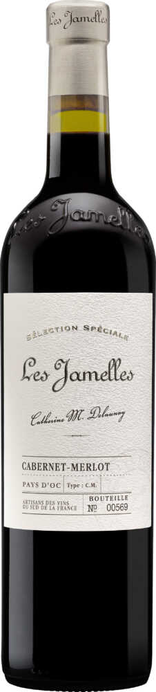 Les Jamelles Cabernet-Merlot Sélection Spéciale Igp Pays DOc 2024  0.75 L Flasche