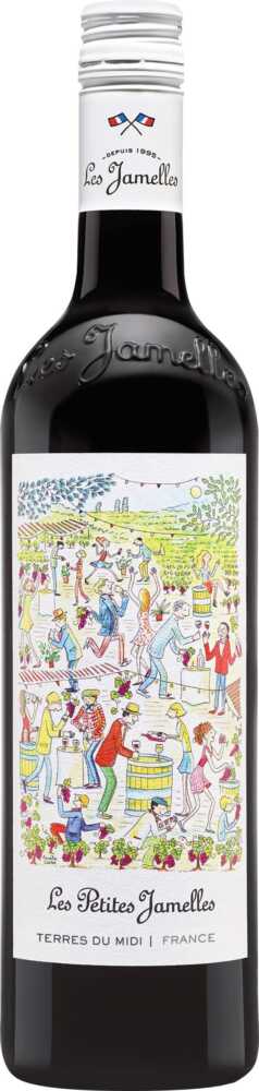 Les Jamelles Petites  Rouge Igp Terres Du Midi 2024  0.75 L Flasche