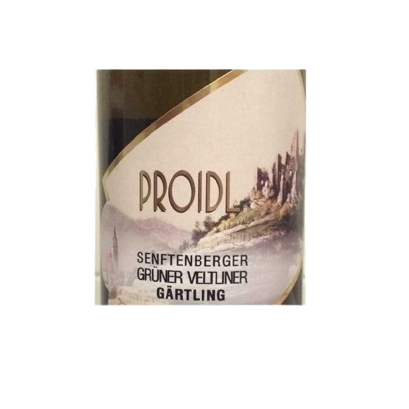 Proidl Franz Grüner Veltliner Gärtling Restsüss Kremstal 2012  0.75 L Flasche