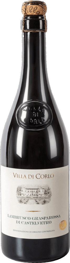 Villa di Corlo Lambrusco Grasparossa  Castelvetro Doc Secco 2024  0.75 L Flasche