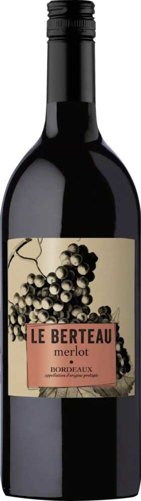 Univitis Le Berteau Merlot Ac Bordeaux 2023  1 L Flasche