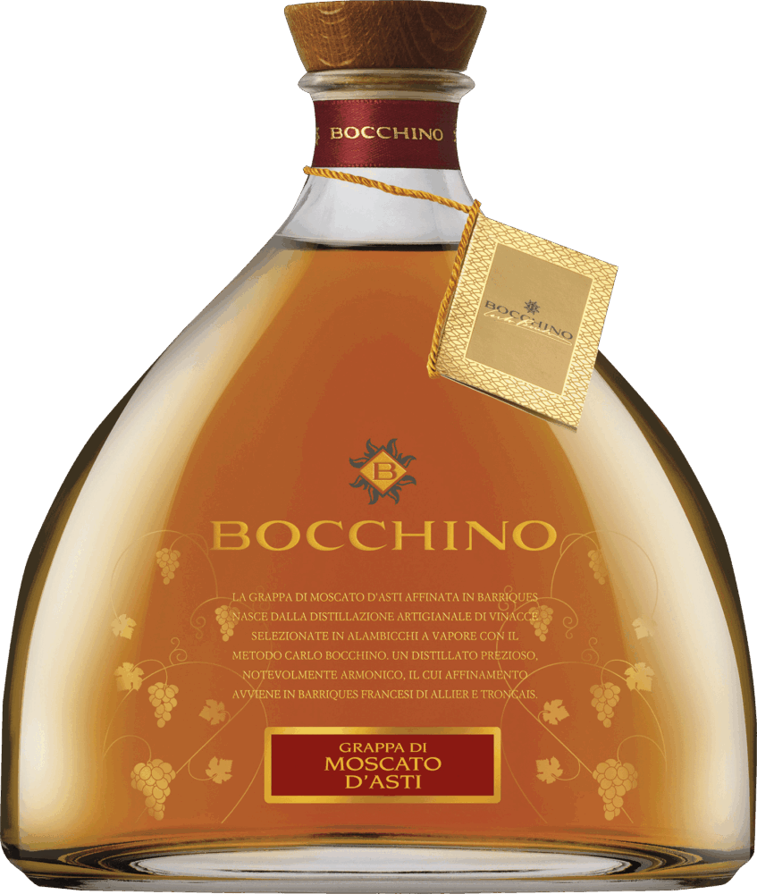 Bocchino Grappa Di Moscato Dasti Barrique NV  0.7 L Flasche