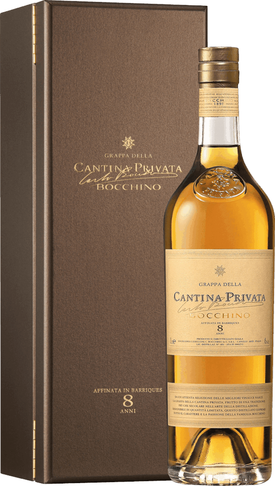 Bocchino Grappa Della Cantina Privata 8 Anni NV  0.7 L Flasche