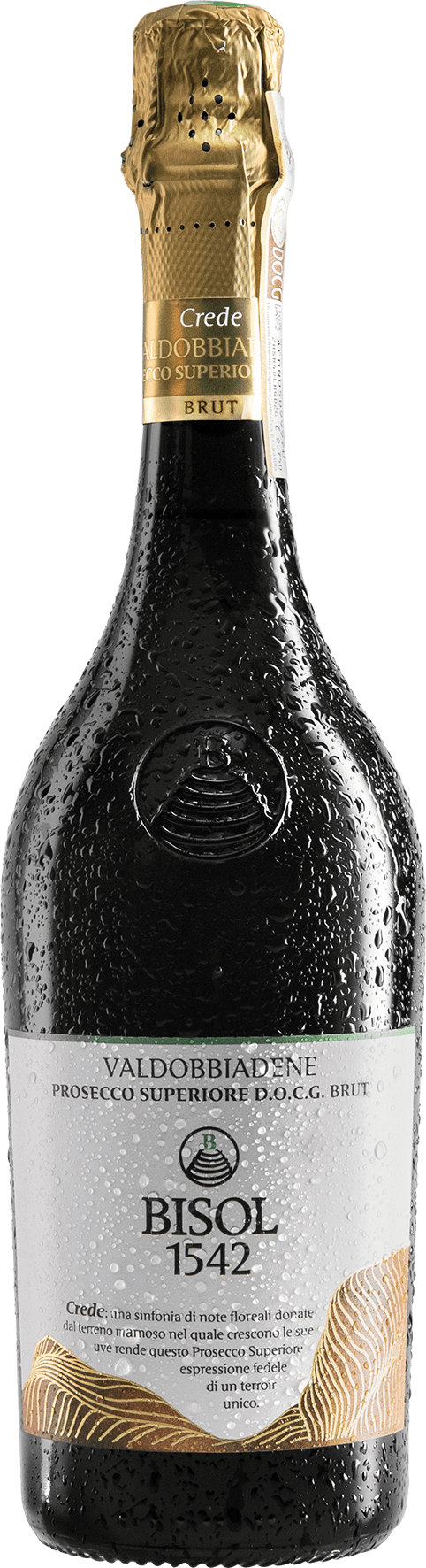 Bisol Crede Brut Valdobbiadene Prosecco Superiore Docg 2024  0.75 L Flasche