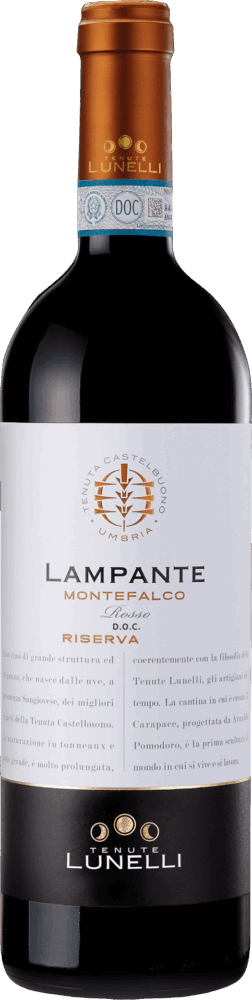 Tenuta Castelbuono Lampante Montefalco Rosso DOC Riserva 2022  0.75 L Flasche