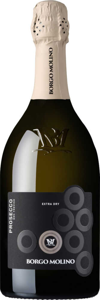 Borgo Molino Vigne & Vini Prosecco Extra Dry Vino Spumante – Treviso Doc NV  0.75 L Flasche