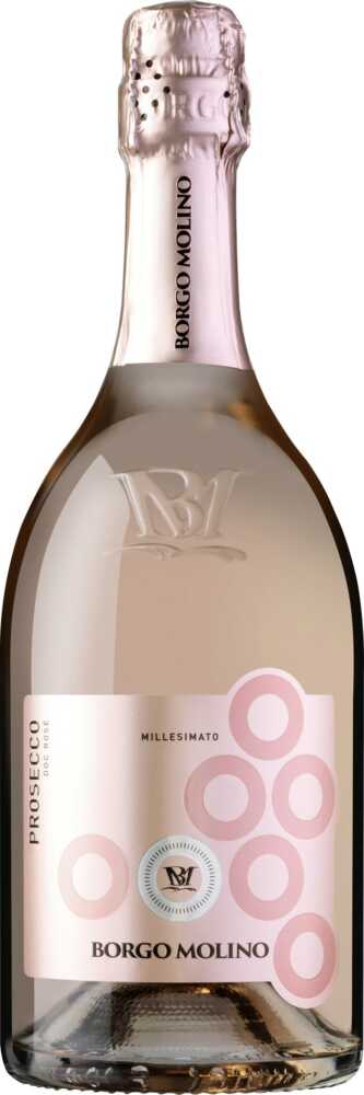 Borgo Molino Vigne & Vini Prosecco Rosé Extra Dry DOC 2024  0.75 L Flasche