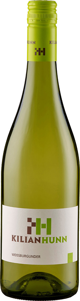 Weingut Kilian Hunn Weißburgunder  Junge Frische  Feinherb 2024  0.75 L Flasche