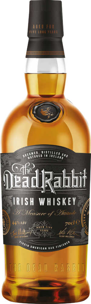 Dublin Liberties Distillery Dead Rabbit Irish Whiskey Virgin American Oak Finished NV  0.7 L Flasche