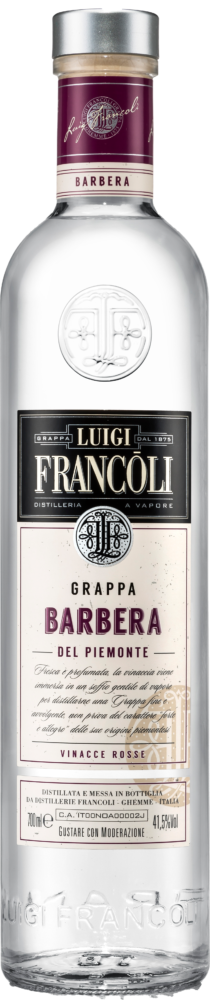Luigi Francoli Grappa Barbera Del Piemont 41 5% NV  0.7 L Flasche