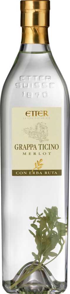 Grappa Ticino . Aus Ausgewählten Tessiner Trauben