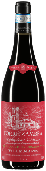 Torre Zambra Valle Maris Montepulciano D'Abruzzo DOC Organic 2022  0.75 L Flasche