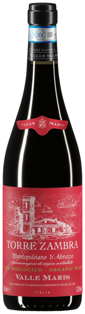 Torre Zambra Valle Maris Montepulciano DAbruzzo Doc Bio 2023  0.75 L Flasche