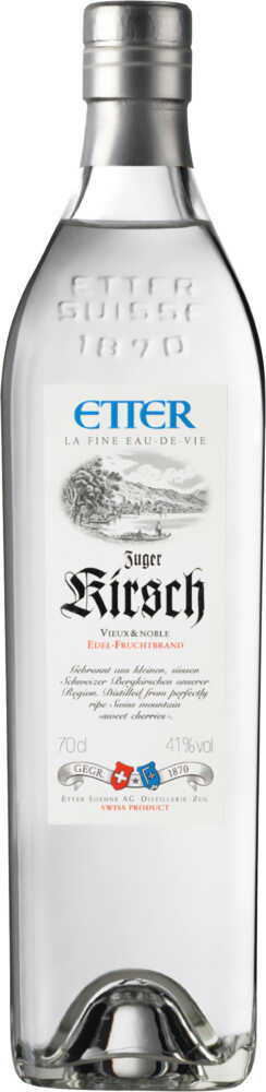 Etter Söhne AG Distillerie Zug Zuger  Kirsch Alt Und Edel 0.7 L Flasche