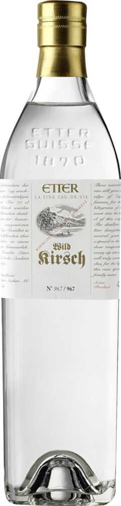 Etter Söhne AG Distillerie Zug Wildkirsch  Schweizer Kirschwasser 2015  0.7 L Flasche