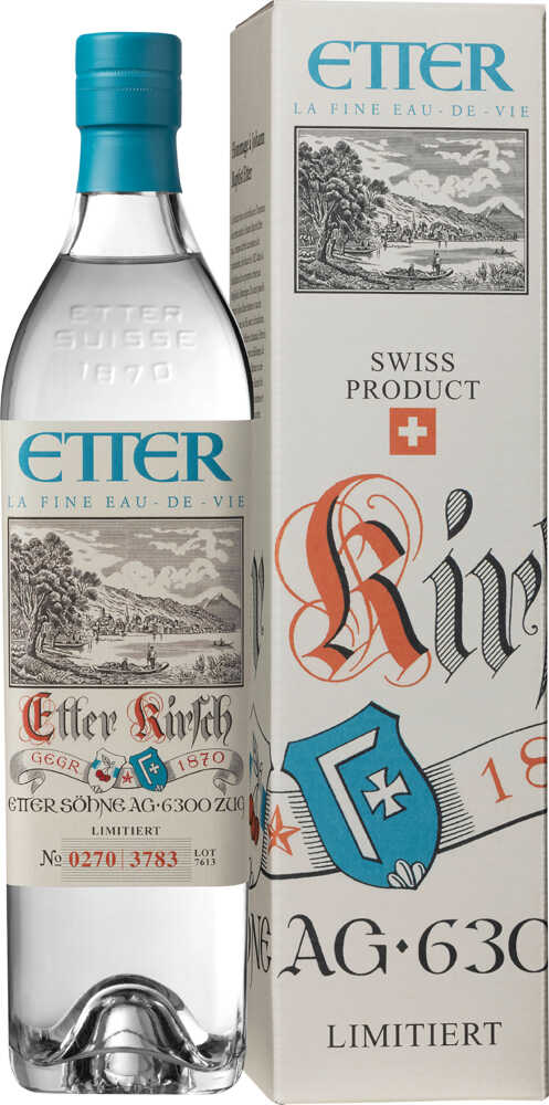 Etter Söhne AG Distillerie Zug Retrokirsch Schweizer Kirschwasser NV  0.7 L Flasche