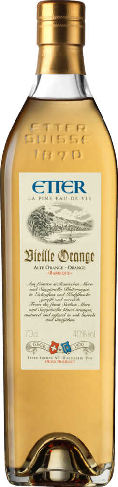 Etter Söhne AG Distillerie Zug Vieille Orange 0.7 L Flasche