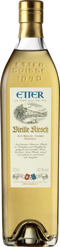 Etter Söhne AG Distillerie Zug Vieille Kirsch Schweizer Kirschen Vol. NV  0.7 L Flasche