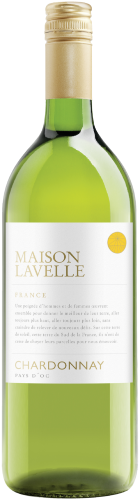Maison Lavelle Chardonnay Igp Oc 2025  1 L Flasche