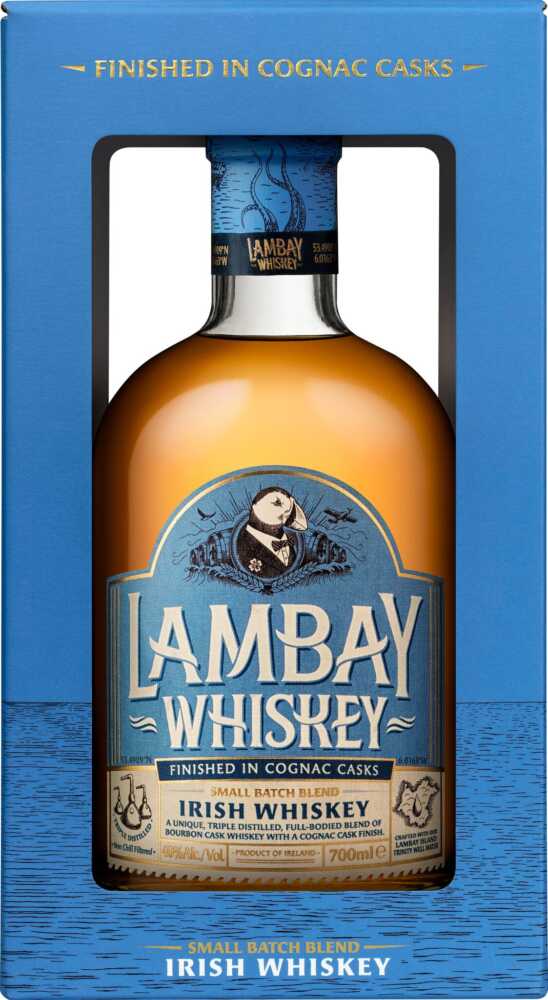 Small Batch Blend Irish Whiskey Cognac-Cask Finished