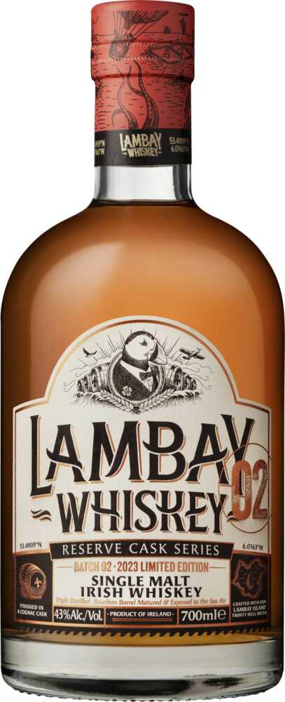 Single Malt Batch 02 Reserve Cask Series Triple Distilled – Bourbon Cask Matured