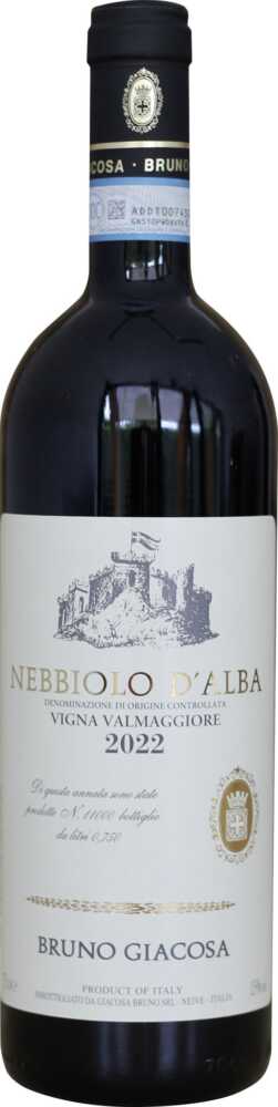 Casa Vinicola Bruno Giacosa Valmaggiore Nebbiolo DAlba DOC Piemont 2022  0.75 L Flasche