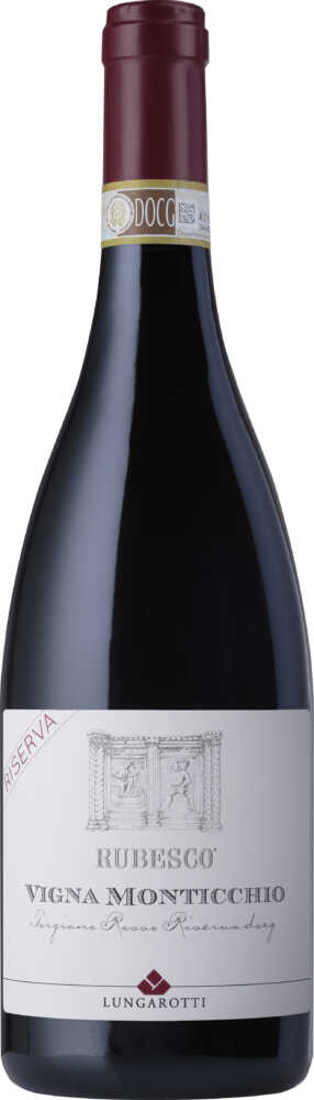 Lungarotti Rubesco Riserva Vigna Monticchio Torgiano Rosso Riserva Docg 2019  0.75 L Flasche