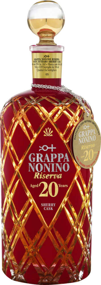 Nonino Distillatori Grappa Riserva 20 Years In Barriques Acquavite Di Vinaccia NV  0.7 L Flasche