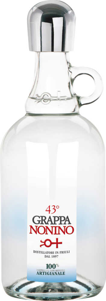 Nonino Distillatori Grappa 43° Klares Destillat NV  0.7 L Flasche