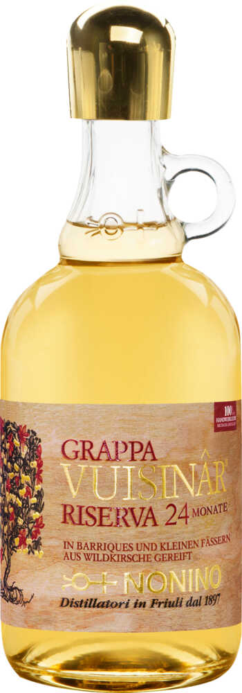 Grappa Vuisinâr Riserva Im Wildkirschenholzfass Gereift