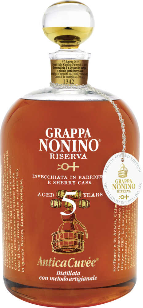 Nonino Distillatori Imperiale Grappa Riserva Anticacuvée 5 Years V 6.3 L Flasche