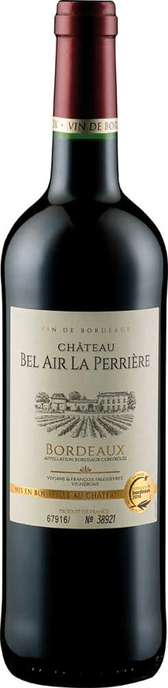 Château Bel Air La Perriere Perrière Aoc Bordeaux 2022  0.75 L Flasche