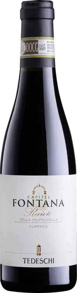 Tedeschi Capitel Fontana Recioto Della Valpolicella Classic DOCg Venetien 2015  0.5 L Flasche