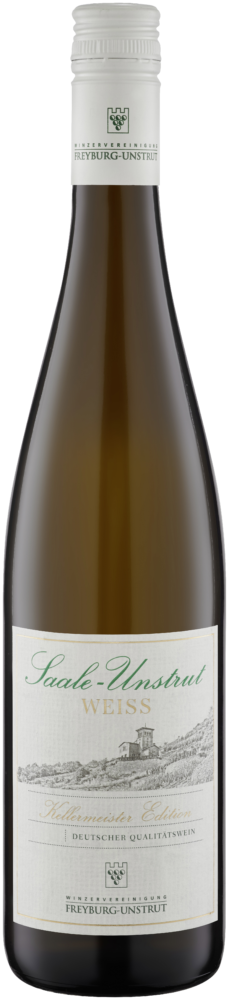 Winzervereinigung Freyburg-Unstrut Saale Unstrut Weiss Kellermeister Edition 2025  0.75 L Flasche
