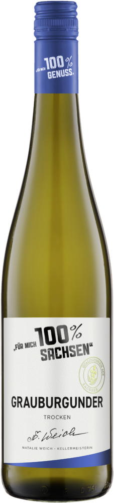 Winzergenossenschaft Meissen Für Mich Sachsen Grauburgunder 2025  0.75 L Flasche