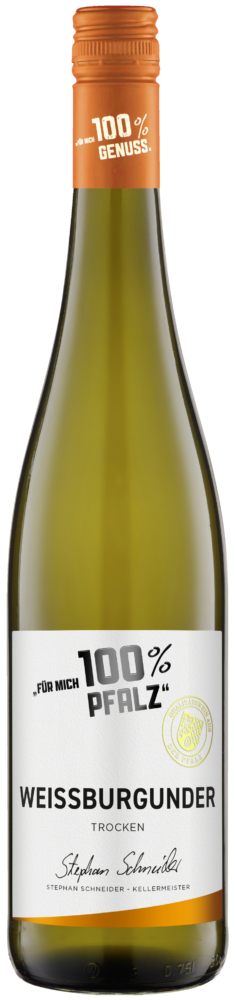 Für mich 100% Pfalz Weißburgunder Trocken 2025  0.75 L Flasche